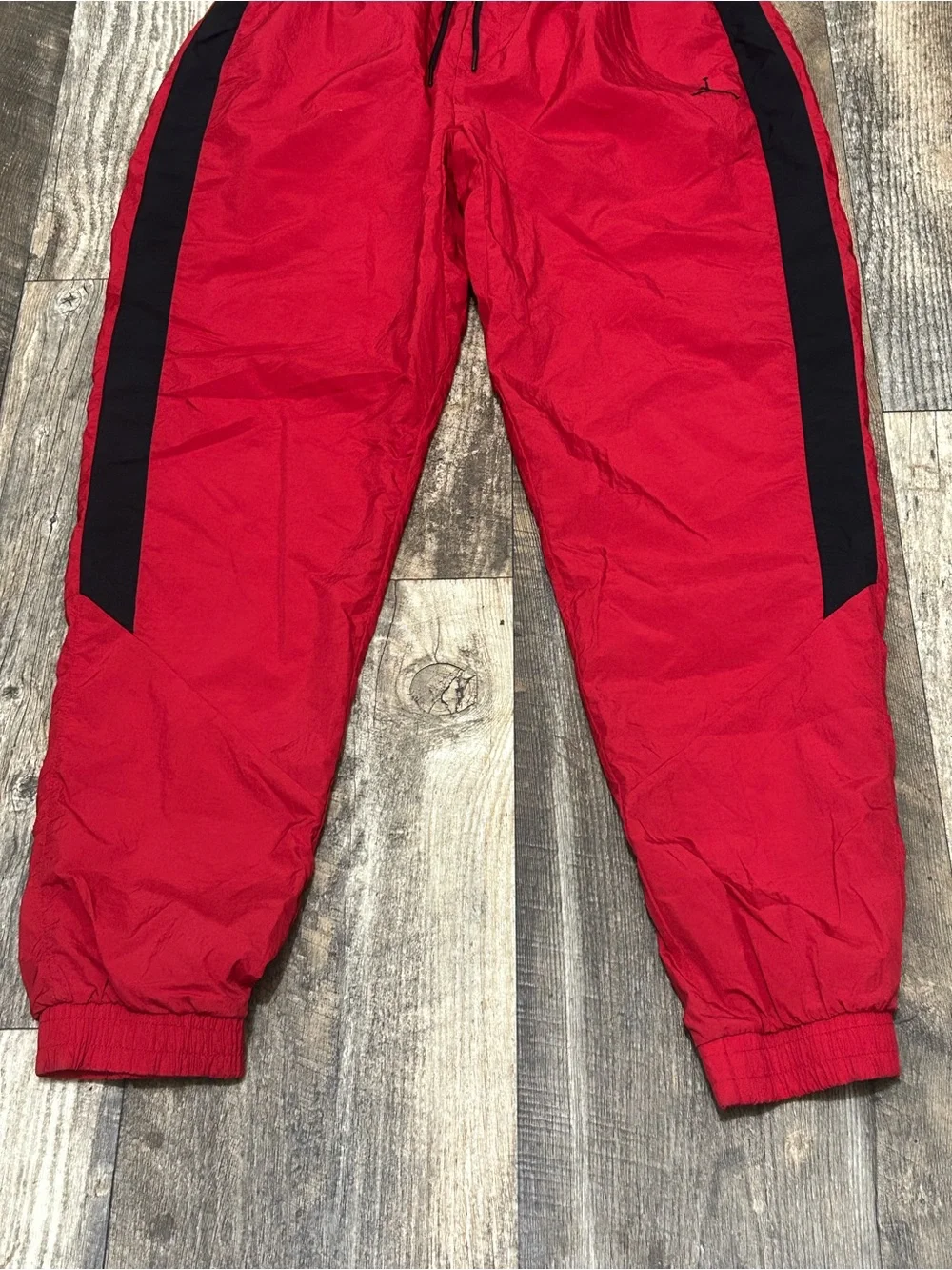 Jordan Pants Nylon Men's Athletic SportWear Diamond Red Size L